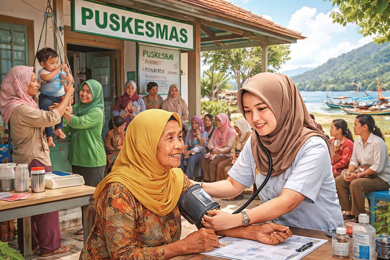 layanan kesehatan masyarakat dan fasilitas primer di Indonesia